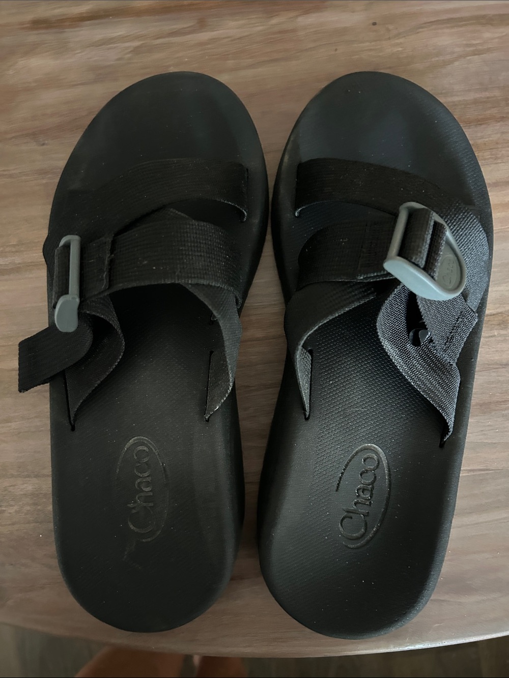 Chaco Women's Black Adjustable Slide Sandals